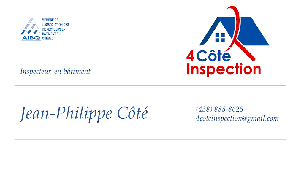 4 Côté Inspection | 830 Rue Desjardins, La Prairie, QC J5R 1K2, Canada | Phone: (438) 888-8625