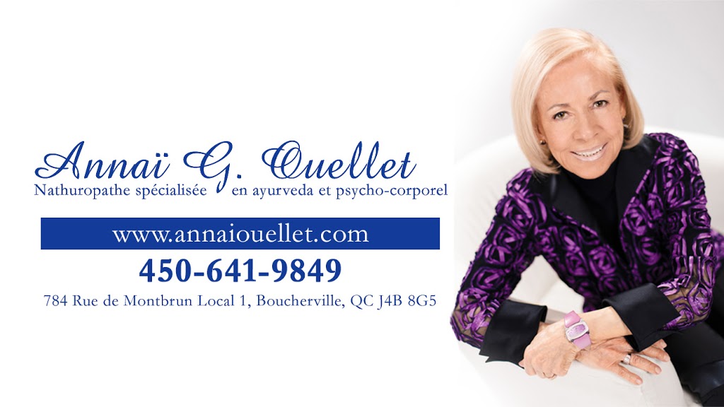 Annaï G. Ouellet : Naturopathe, Ayurveda et Cours de yoga | 784 Rue de Montbrun Local 1, Boucherville, QC J4B 8G5, Canada | Phone: (450) 641-9849