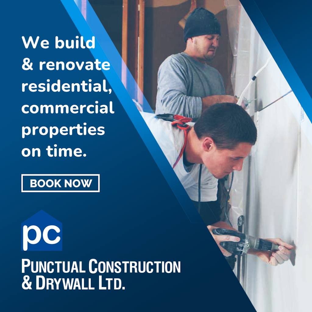 Punctual Construction & Drywall Ltd. | 15536 77 Ave, Surrey, BC V3S 3P2, Canada | Phone: (604) 614-3233