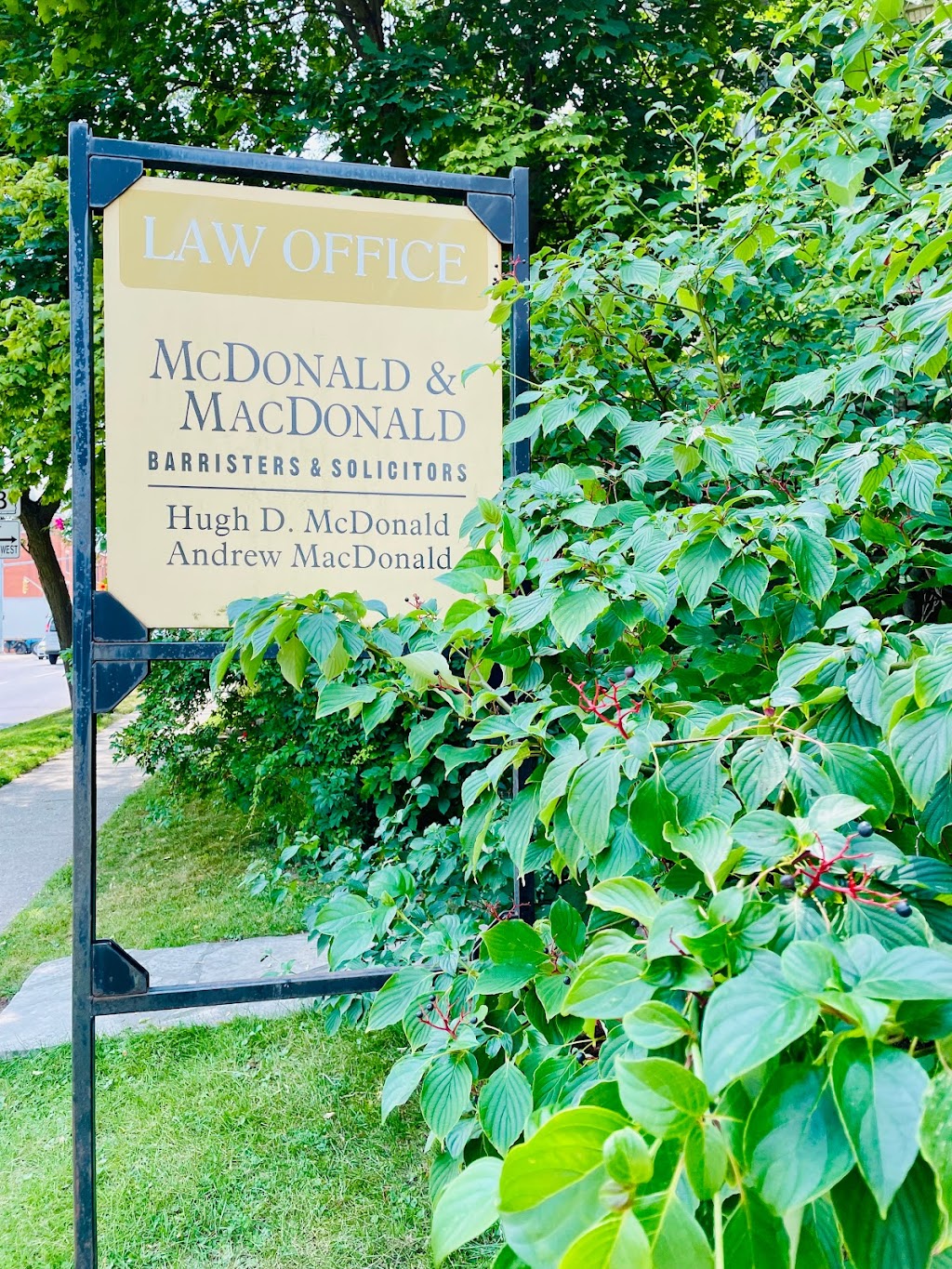 McDonald & MacDonald Barristers & Solicitors | 42 Waterloo St S, Stratford, ON N5A 4A7, Canada | Phone: (519) 273-2734