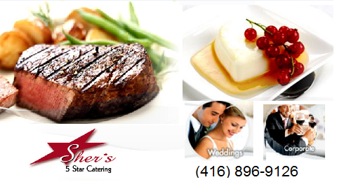 Shers 5 Star Catering | 963 Pharmacy Ave, Scarborough, ON M1R 2G5, Canada | Phone: (416) 896-9126