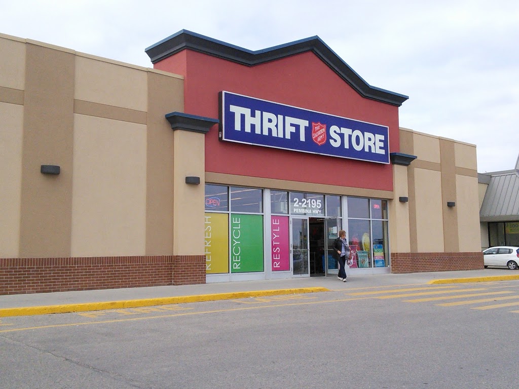 The Salvation Army Thrift Store | 2195 Pembina Hwy #2, Winnipeg, MB R3T 5S9, Canada | Phone: (204) 261-6221