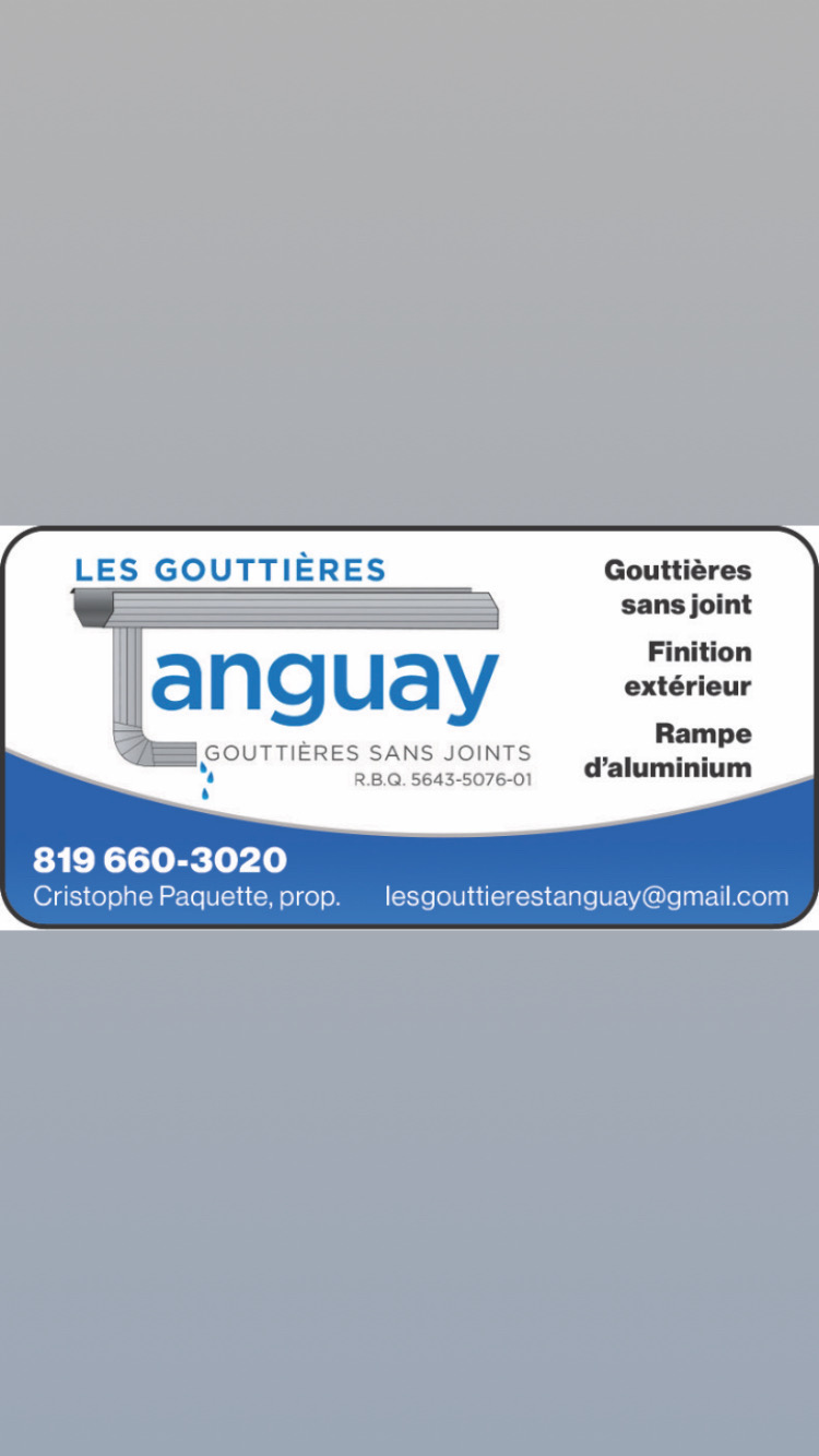 Les gouttières Tanguay | 2850 Chem. des Épinettes, Mont-Laurier, QC J9L 0X4, Canada | Phone: (819) 660-3020