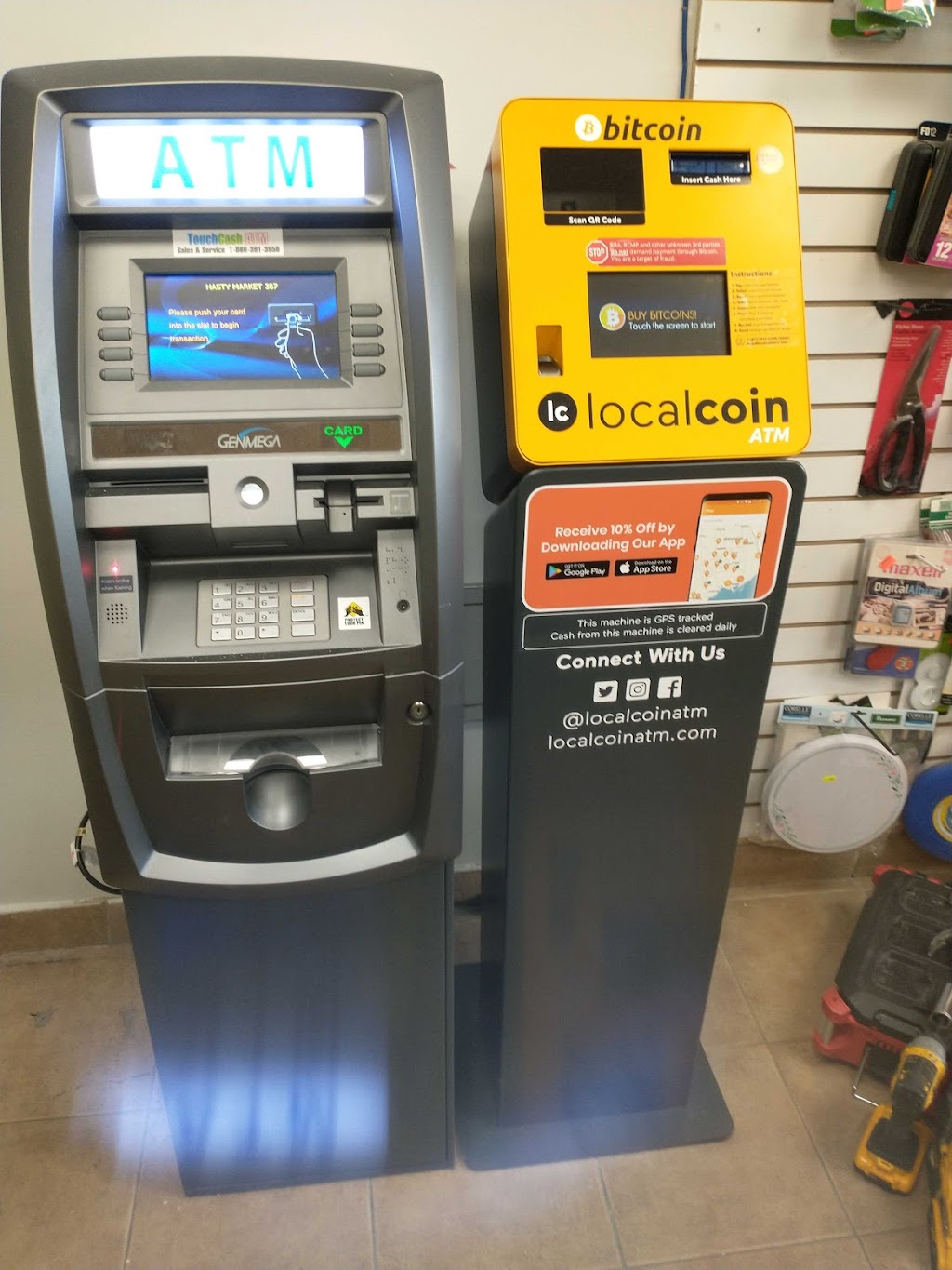 Localcoin Bitcoin ATM - Omni Soir | 5224 Rue Jarry E, Saint-Léonard, QC H1R 1Y4, Canada | Phone: (877) 412-2646