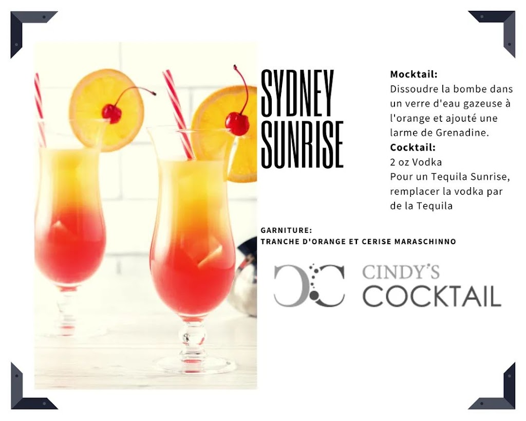 Cindys Cocktail | 3341 26e Av, Saint-Prosper, QC G0M 1Y0, Canada | Phone: (418) 313-9240