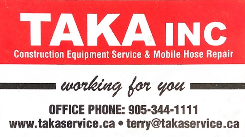 TAKA INC | 1114 Cowie Rd, Castleton, ON K0K 1M0, Canada | Phone: (905) 344-1111