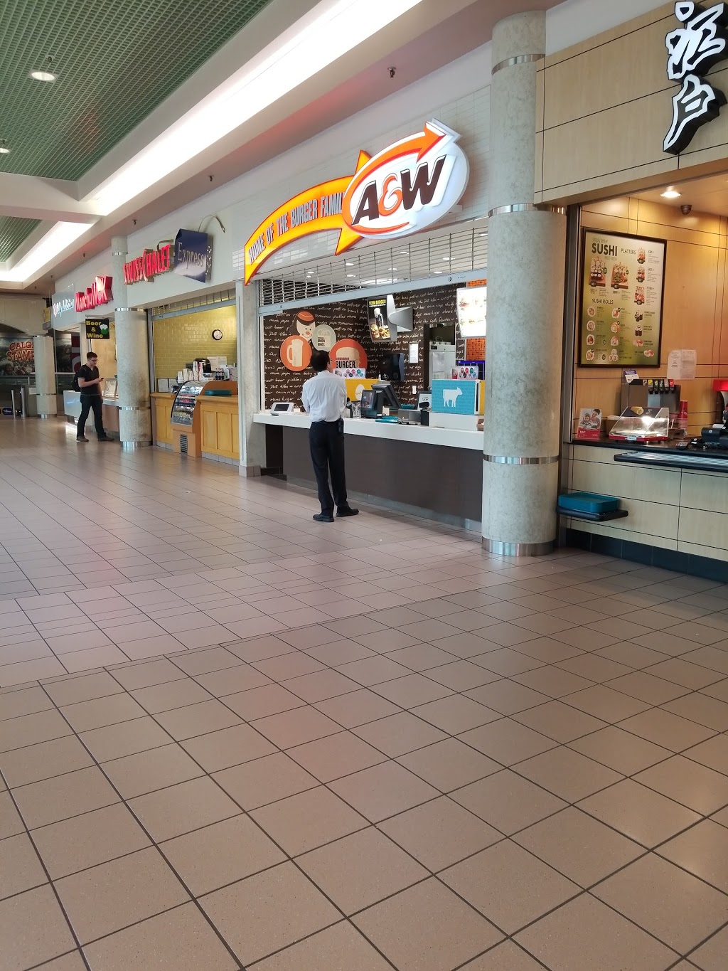 A&W Canada | International Departures - Post Security- Concourse D, 2000 Airport Rd NE, Calgary, AB T2E 6W5, Canada | Phone: (403) 717-0990