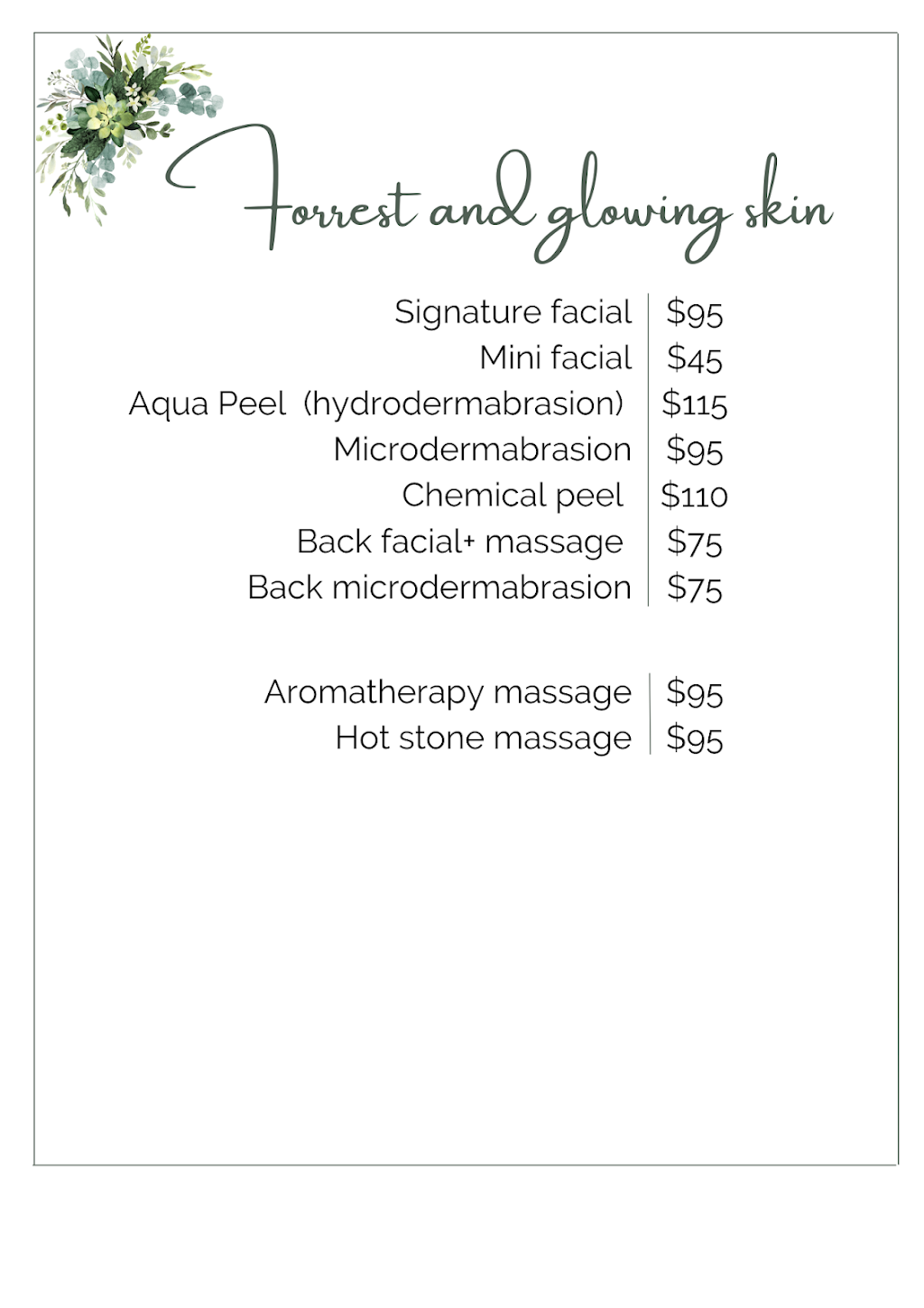 For rest and glowing skin | 203 Main St Unit 1A, Schomberg, ON L0G 1T0, Canada | Phone: (647) 909-0153