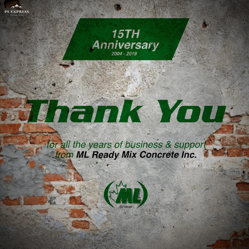 ML Ready Mix Concrete Inc. | 29 Judson St, Etobicoke, ON M8Z 1A4, Canada | Phone: (416) 603-7878