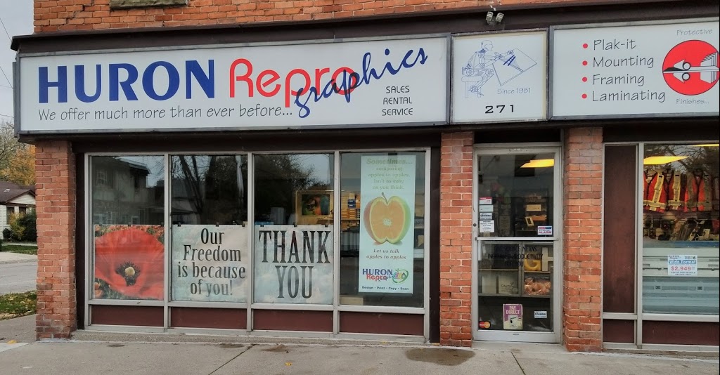 Huron Reprographics | 271 Devine St, Sarnia, ON N7T 1T4, Canada | Phone: (519) 344-7879