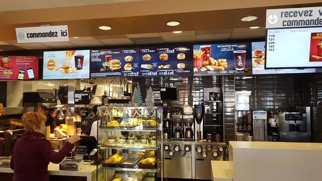 McDonalds | 1825 Route des Rivières, Saint-Nicolas, QC G7A 1C8, Canada | Phone: (418) 831-0110