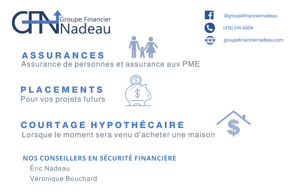 Services Financiers Eric Nadeau inc | 6655 Bd Pierre-Bertrand suite 212, Québec, QC G2J 0A6, Canada | Phone: (418) 614-6004