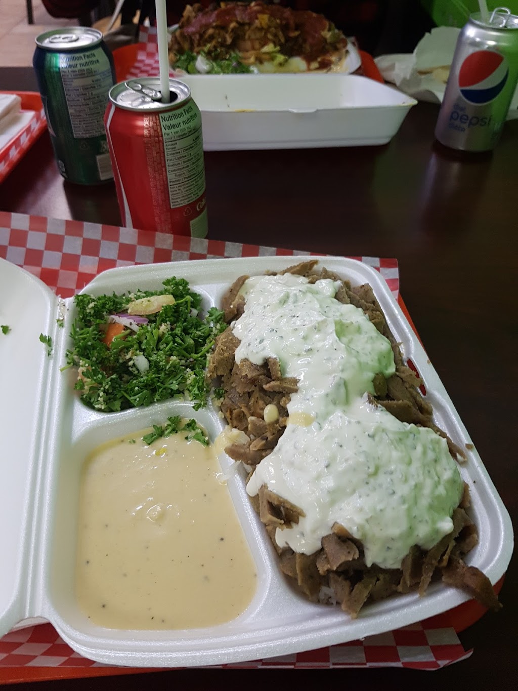 Donair Spot | 8616 Granville St, Vancouver, BC V6P 6T2, Canada | Phone: (604) 261-5543