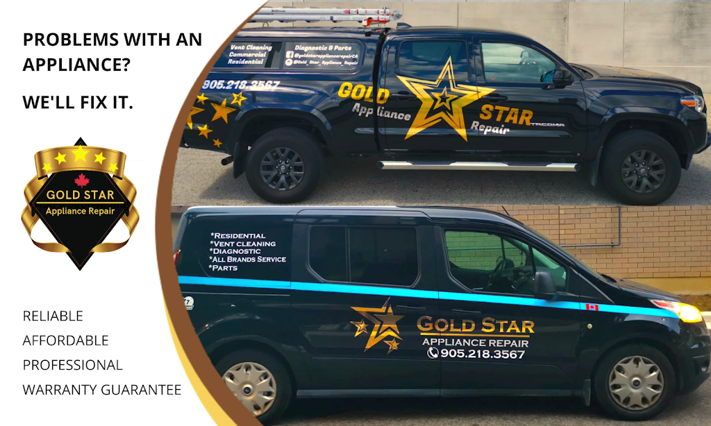 Gold Star Appliance Repair | 42 Village Vista Way, Maple, ON L6A 3S4, Canada | Phone: (905) 218-3567