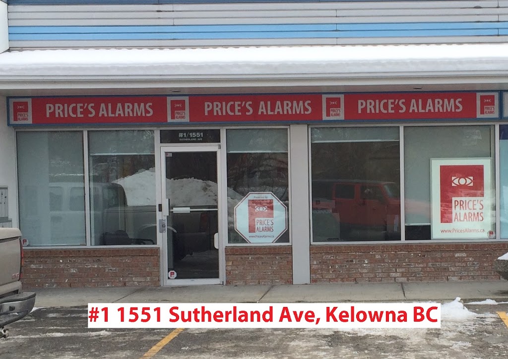 Prices Alarms - Kelowna | 1551 Sutherland Ave #1, Kelowna, BC V1Y 9M9, Canada | Phone: (250) 861-8088