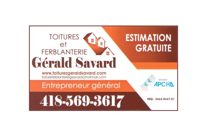 Toitures et Ferblanterie Gerald Savard | 464 Rue Anick, Québec, QC G1C 4N8, Canada | Phone: (418) 569-3617