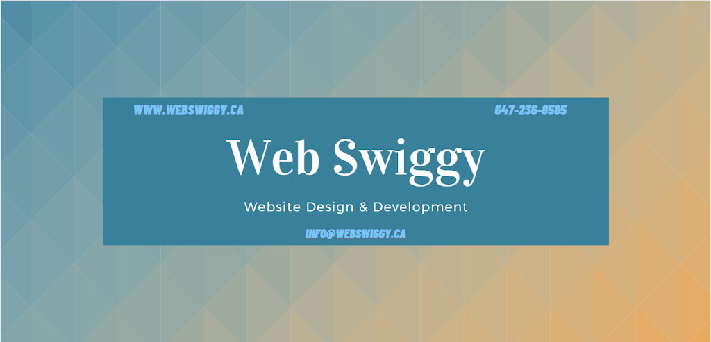 Web Swiggy | Web Design Brampton | SEO Brampton | 35 Delphinium Way, Brampton, ON L7A 0N4, Canada | Phone: (647) 236-8585