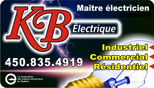 Kb Electrique | 29 47e Av, Mandeville, QC J0K 1L0, Canada | Phone: (450) 835-4919