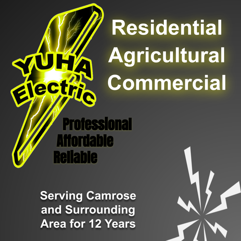 Yuha Electric and Contracting Ltd. | 4617 41 St #7, Camrose, AB T4V 2Y8, Canada | Phone: (780) 781-1476