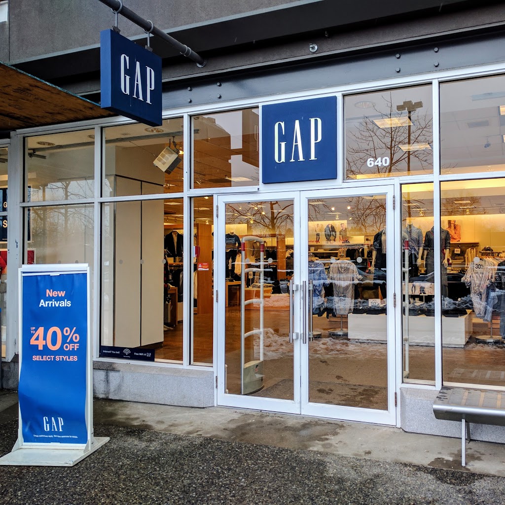 Gap | 640 Park Royal S, West Vancouver, BC V7T 1H9, Canada | Phone: (604) 925-3639