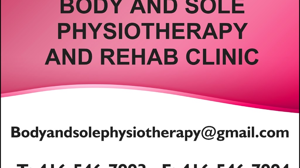 Body and Sole Physiotherapy and Rehab Clinic | 17 Bonis Ave, Scarborough, ON M1T 2T9, Canada | Phone: (416) 546-7993