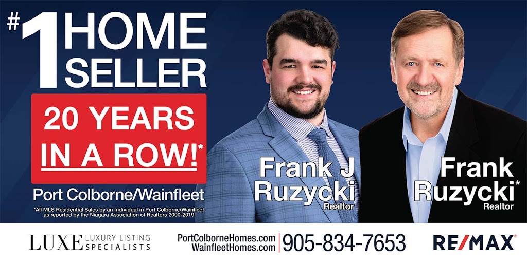 Frank A. Ruzycki - RE/MAX Real Estate Port Colborne Wainfleet | 149 Clarence St, Port Colborne, ON L3K 3G4, Canada | Phone: (905) 834-7653