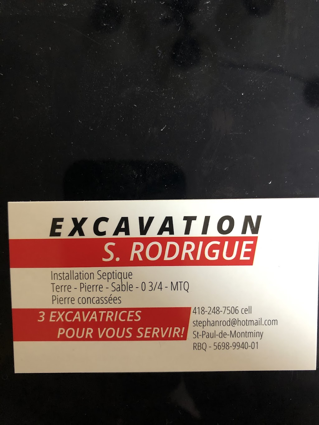 Excavation Stéphan Rodrigue installation septique | 6e Rang, Saint-Paul-de-Montminy, QC G0R 3Y0, Canada | Phone: (418) 248-7506