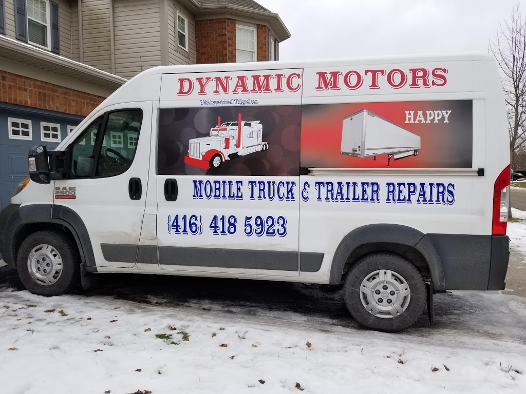 Dynamic motors truck and trailor repair | 67 Brayshaw Dr, Cambridge, ON N1T 2H7, Canada | Phone: (416) 418-5923