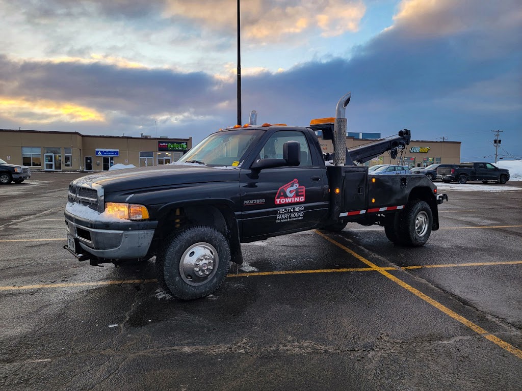 Ace Towing | 116 William St, Parry Sound, ON P2A 2X4, Canada | Phone: (705) 774-8059