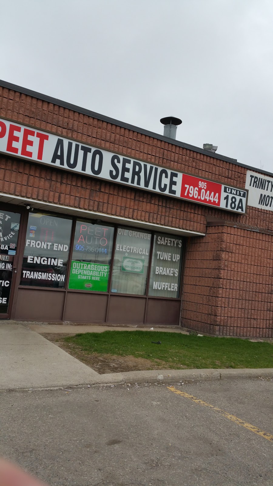 Peet Auto Service Ltd | 190 Bovaird Dr W Unit 18A, Brampton, ON L7A 1A2, Canada | Phone: (905) 796-0444