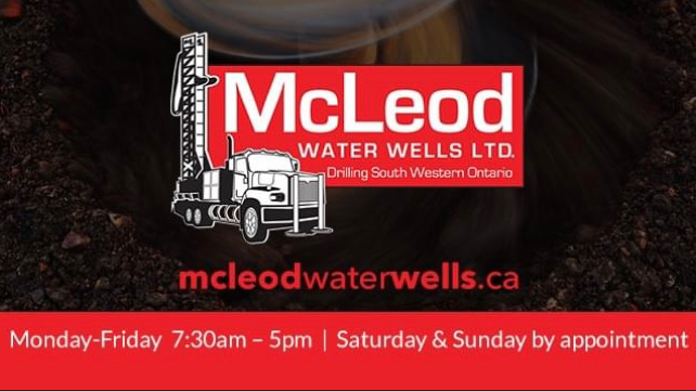 McLeod Water Wells Ltd. | 3389 Egremont Dr RR#5, Strathroy, ON N7G 3H6, Canada | Phone: (519) 245-9355