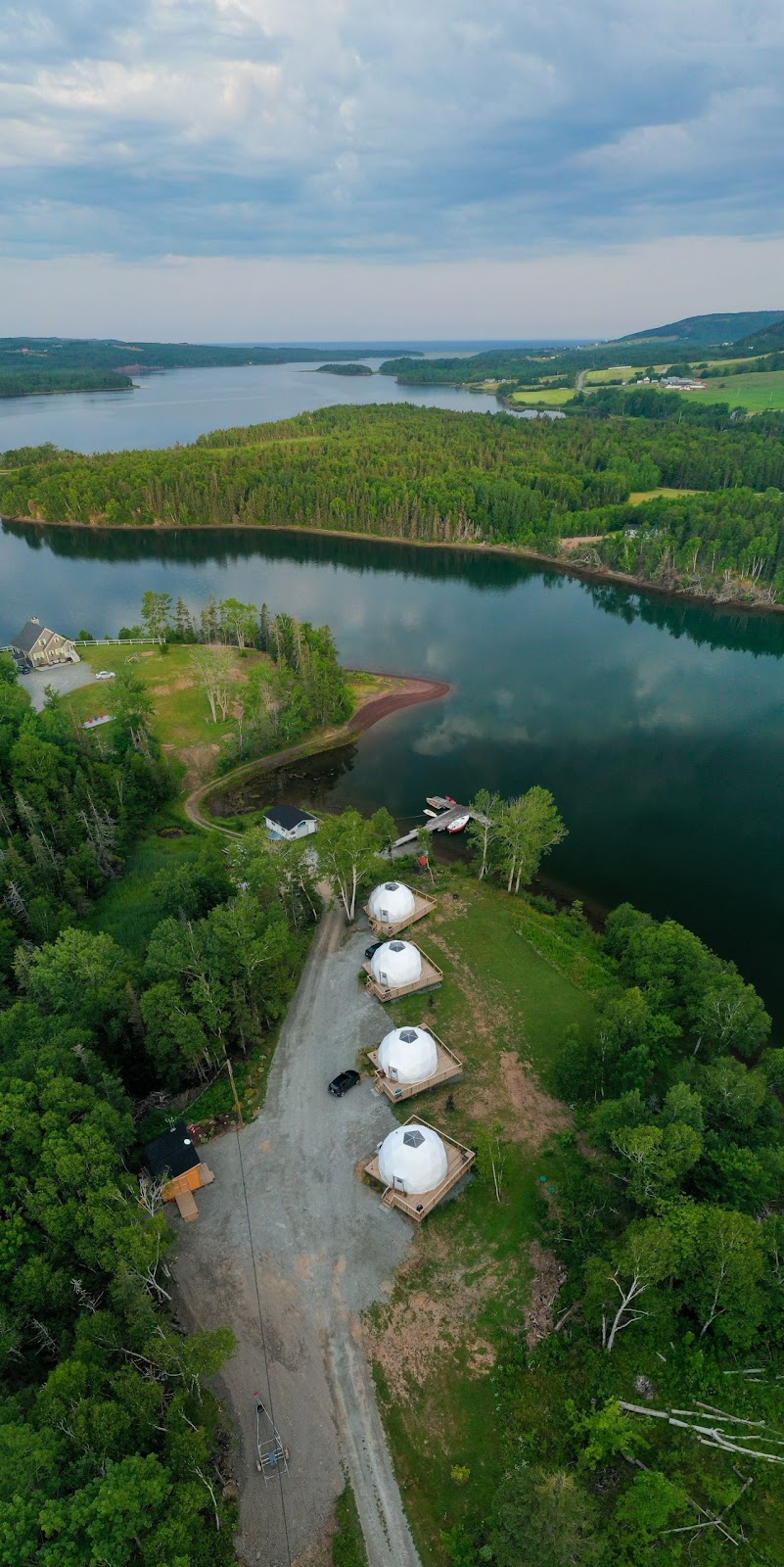 Northeast Cove Geodomes | 355 Mabou Harbour Rd, Mabou, NS B0E 1X0, Canada | Phone: (902) 984-1160