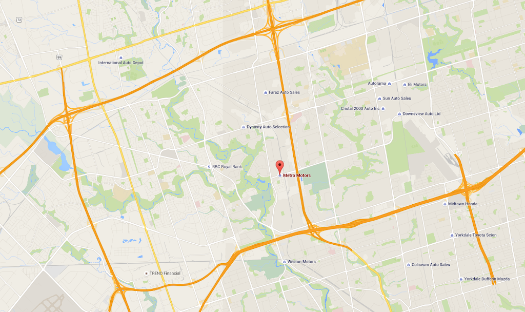 Metro Motors | 2310 Sheppard Ave W, North York, ON M9M 1M2, Canada | Phone: (416) 850-5900