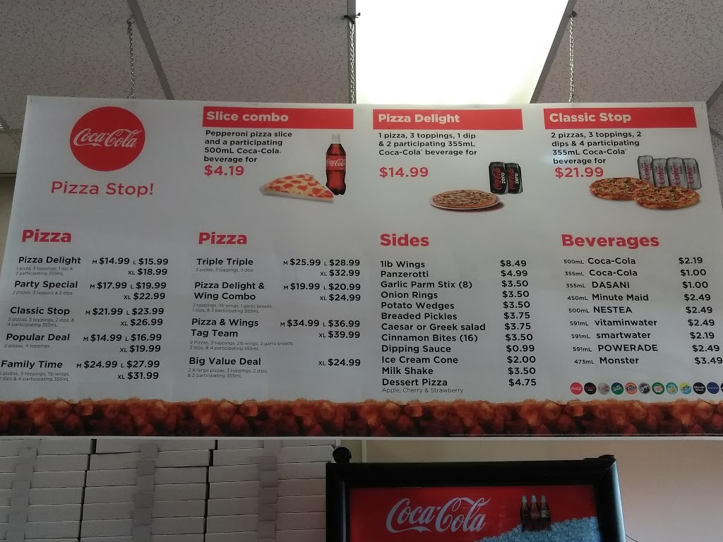 Pizza Stop | Edelweiss Plaza, 600 Doon Village Rd, Kitchener, ON N2P 1G6, Canada | Phone: (226) 647-2020