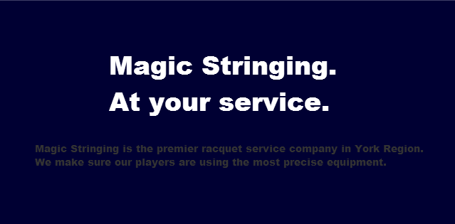 Magic Stringing | Falling River Dr, Richmond Hill, ON L4S 2R1, Canada | Phone: (647) 606-3521