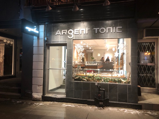 Argent Tonic | 136 Av. Laurier O, Montréal, QC H2T 2N7, Canada | Phone: (514) 274-5668