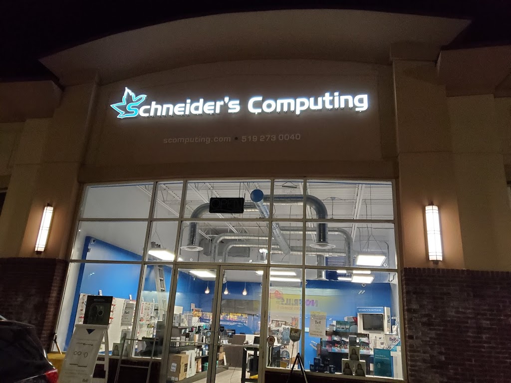 Schneiders Computing Stratford Ltd. | 618 Huron St, Stratford, ON N5A 6S6, Canada | Phone: (519) 273-0040