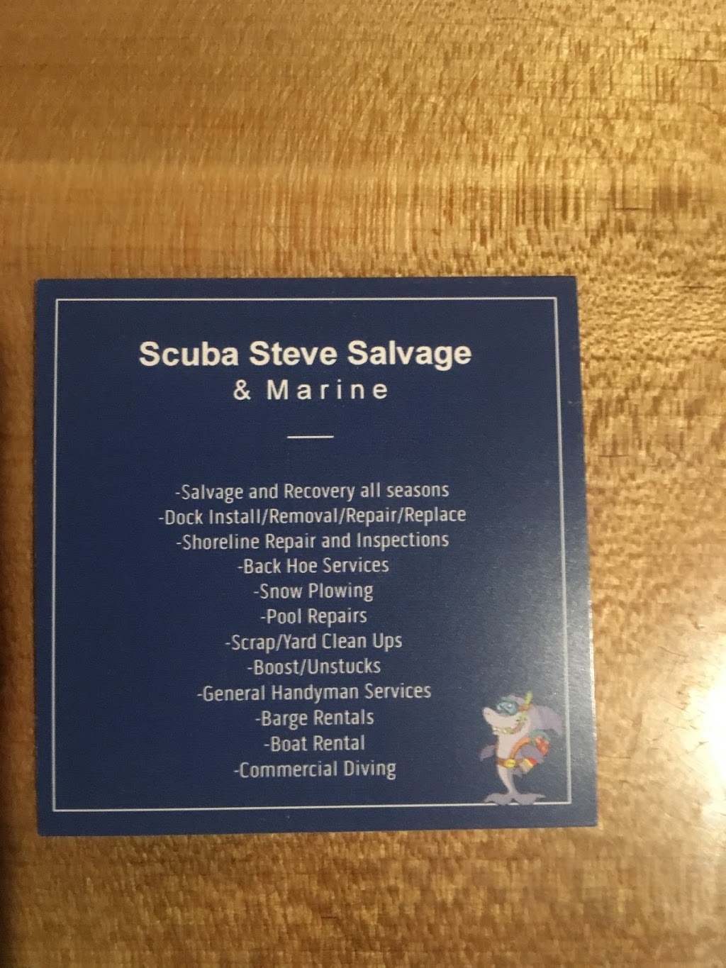 Scuba Steve Salvage and Marine | 3384 Goldstein Rd, Washago, ON L0K 2B0, Canada | Phone: (249) 877-1367