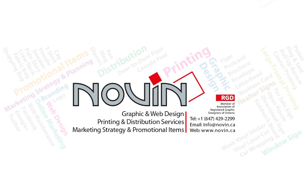 Novin Design and Print | 180 West Beaver Creek Rd #600, Richmond Hill, ON L4B 1B4, Canada | Phone: (647) 429-2299