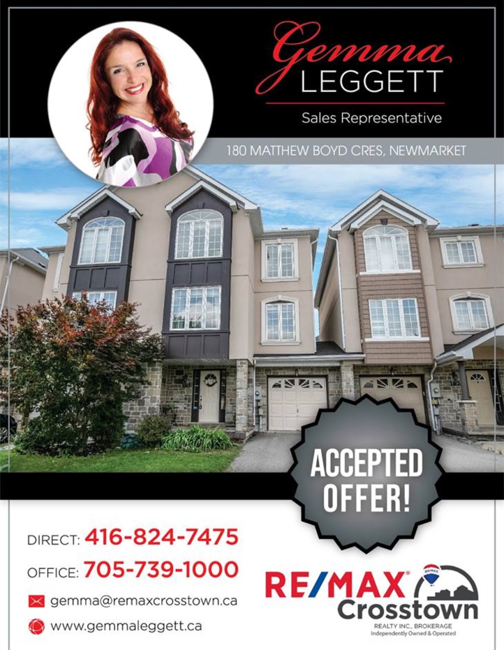 Gemma Leggett REALTOR ®️ With RE/MAX | Newmarket, ON L3X 1N3, Canada | Phone: (416) 824-7475