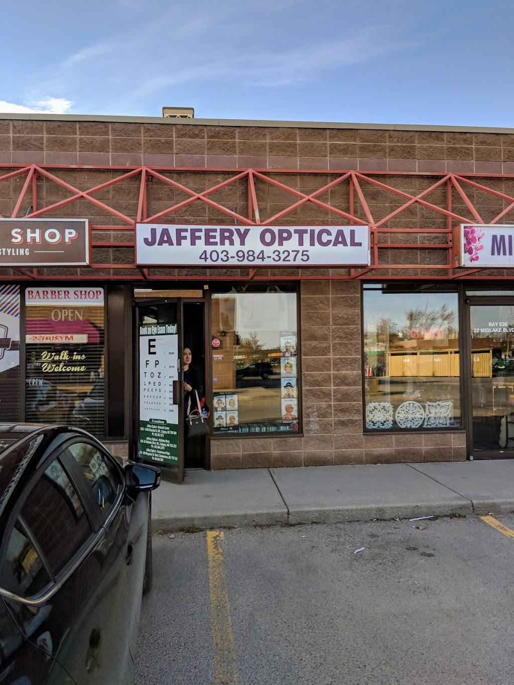 Jaffery Optical Midlake Blvd | 22 Midlake Blvd SE #328, Calgary, AB T2X 2X7, Canada | Phone: (403) 984-3275