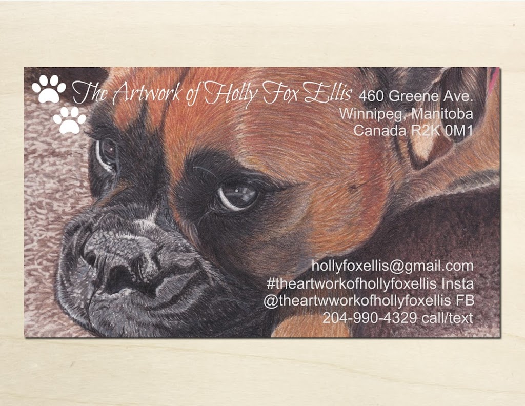 Custom Pet Portraits By : The Artwork of Holly Fox Ellis | 460 Greene Ave, Winnipeg, MB R2K 0M1, Canada | Phone: (204) 990-4329