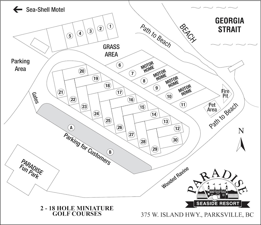 Paradise RV Park | 375 Island Hwy W, Parksville, BC V9P 1A1, Canada | Phone: (250) 905-0549