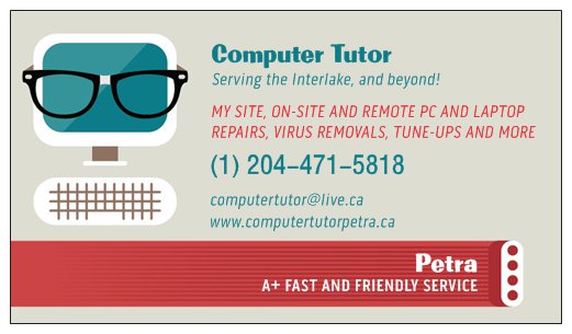Computer Tutor Computer Repairs | Box 672, Lundar, MB R0C 1Y0, Canada | Phone: (204) 471-5818