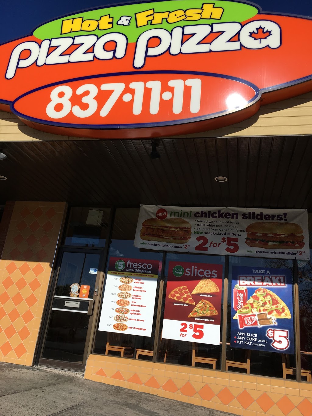 Pizza Pizza | 380 Eramosa Rd #4, Guelph, ON N1E 6R2, Canada | Phone: (519) 837-1111