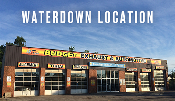 Budget Exhaust & Automotive Inc. - Waterdown | 463 Dundas St E, Waterdown, ON L0R 2H0, Canada | Phone: (905) 689-3555