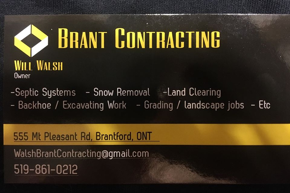 Brant Contracting | 555 Mt Pleasant Rd, Brantford, ON N3T 5L5, Canada | Phone: (519) 861-0212