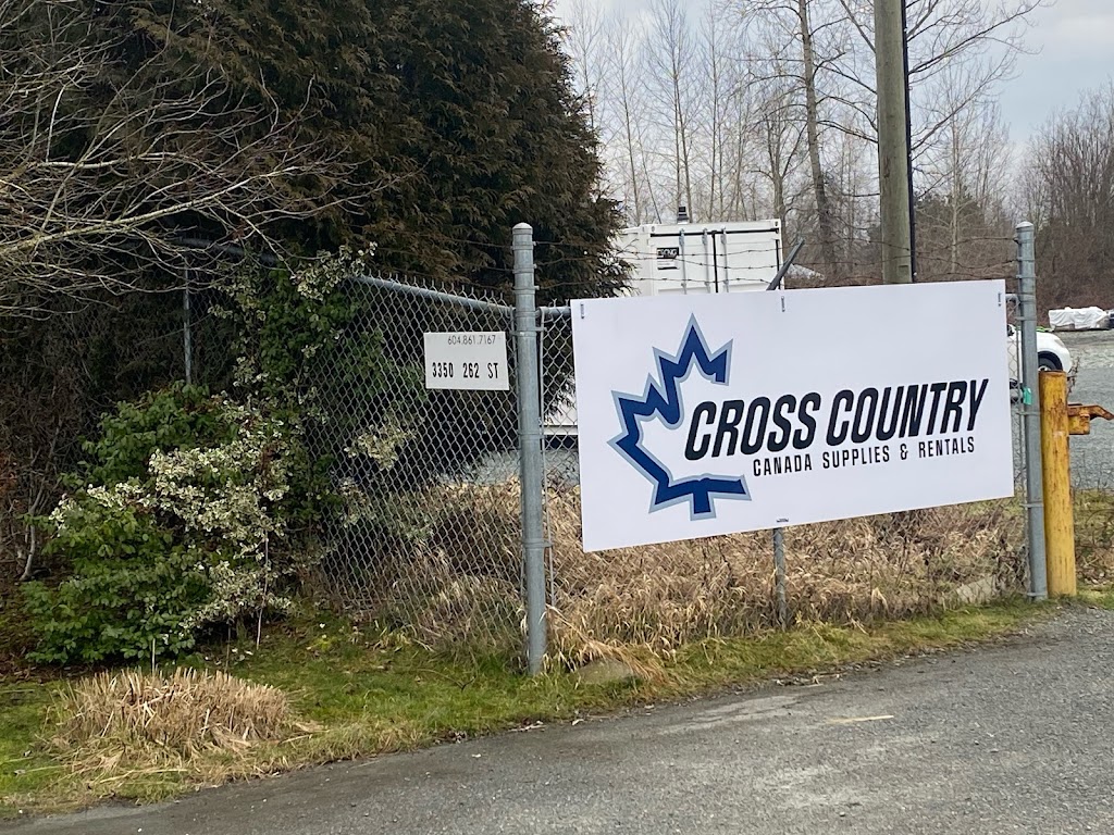 Cross Country Canada Supplies & Rentals | 3350 262 St, Aldergrove, BC V4W 2B1, Canada | Phone: (778) 808-4341