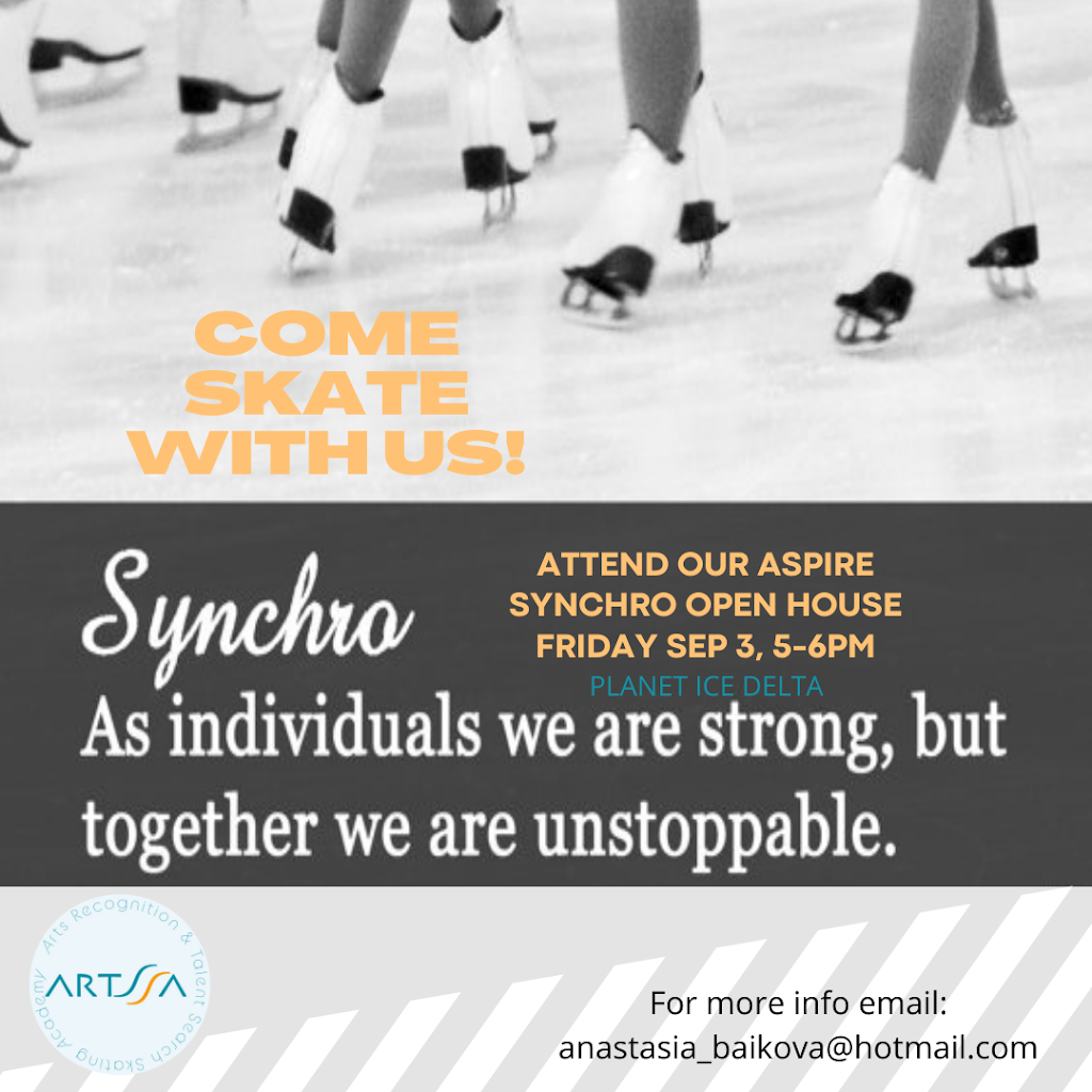 ARTSSA Skating Academy | 10388 Nordel Ct, Delta, BC V4G 1J7, Canada | Phone: (514) 966-2999