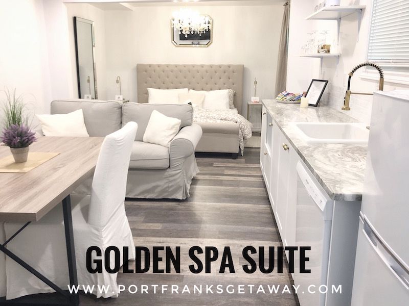 Port Franks Getaway - Golden Spa Suite | 7706 Clayton St #7702, Port Franks, ON N0M 2L0, Canada | Phone: (519) 312-8905